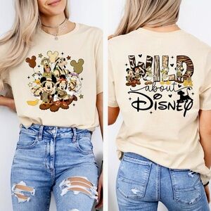 Wild about Disney Animal Kingdom matching family shirt set 4 total